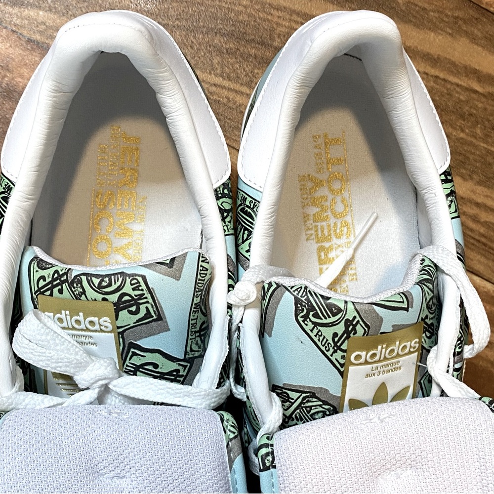 Adidas Originals x Jeremy Scott • Money Print Superstar Sneakers - Picture 10 of 16